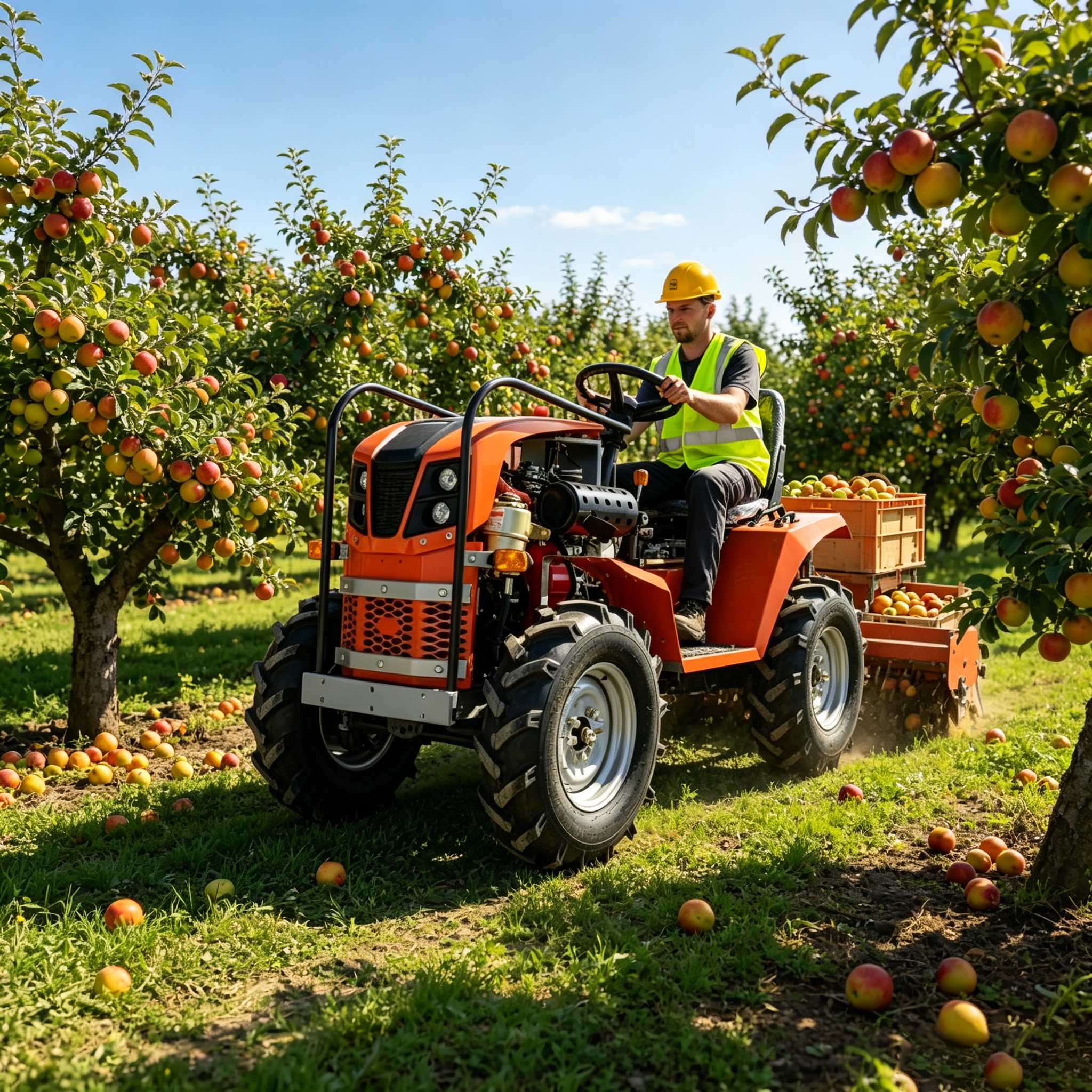 Agriculture Farming Work - Low Maintenance Compact Agricultural Wheel Tractor
