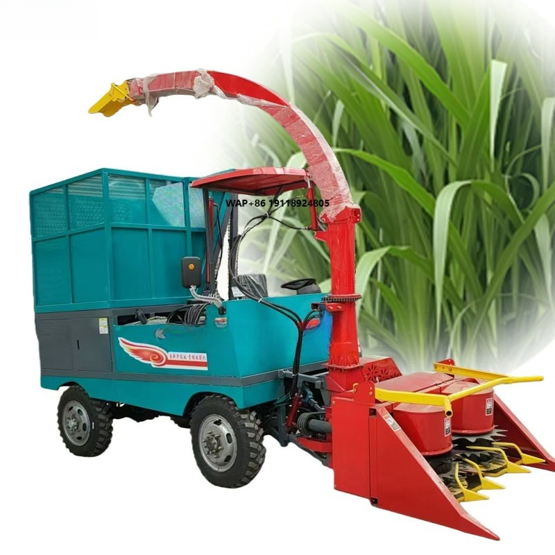 Farm Agriculture - Agricultural Silage Harvester Powered Crawler Forage