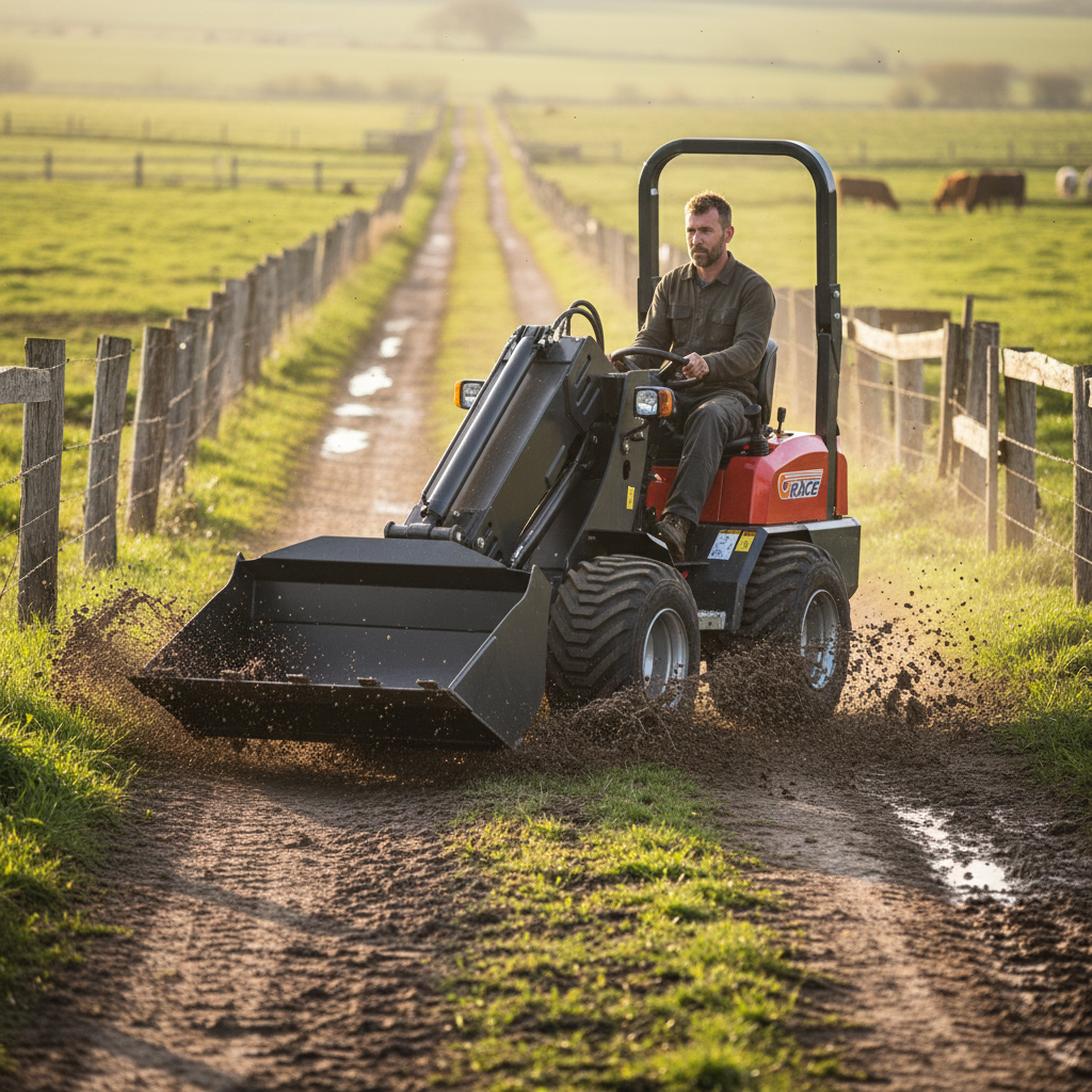 2Ton Telescopic Arm Loader wit - Farm Agriculture ulasan dan harga