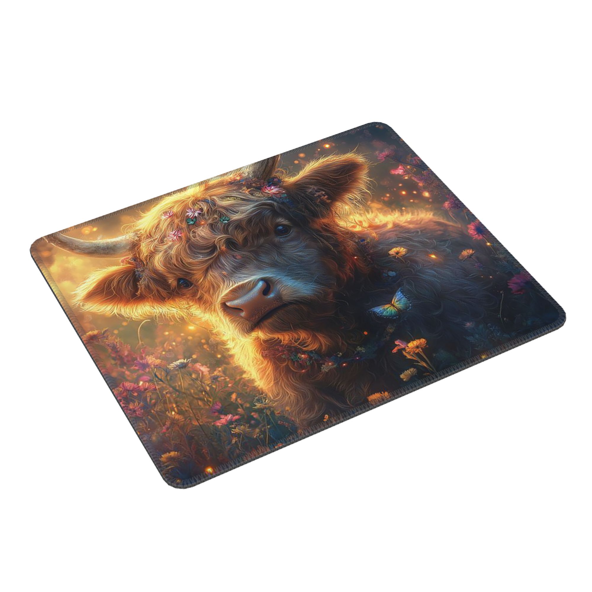 Highland Cow In Magical Forest - Cow Mat Rubber ulasan dan harga