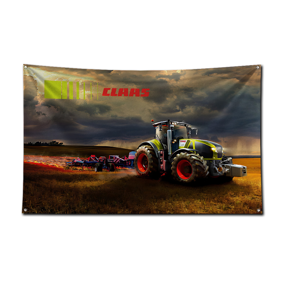 Tractor & Combine Harvester Fl - Farming Agriculture Logo ulasan dan harga