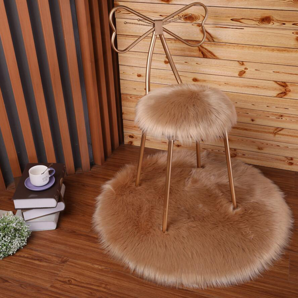 Faux Fur Sofa Seat Cushion Pad - Cow Mat Rubber ulasan dan harga