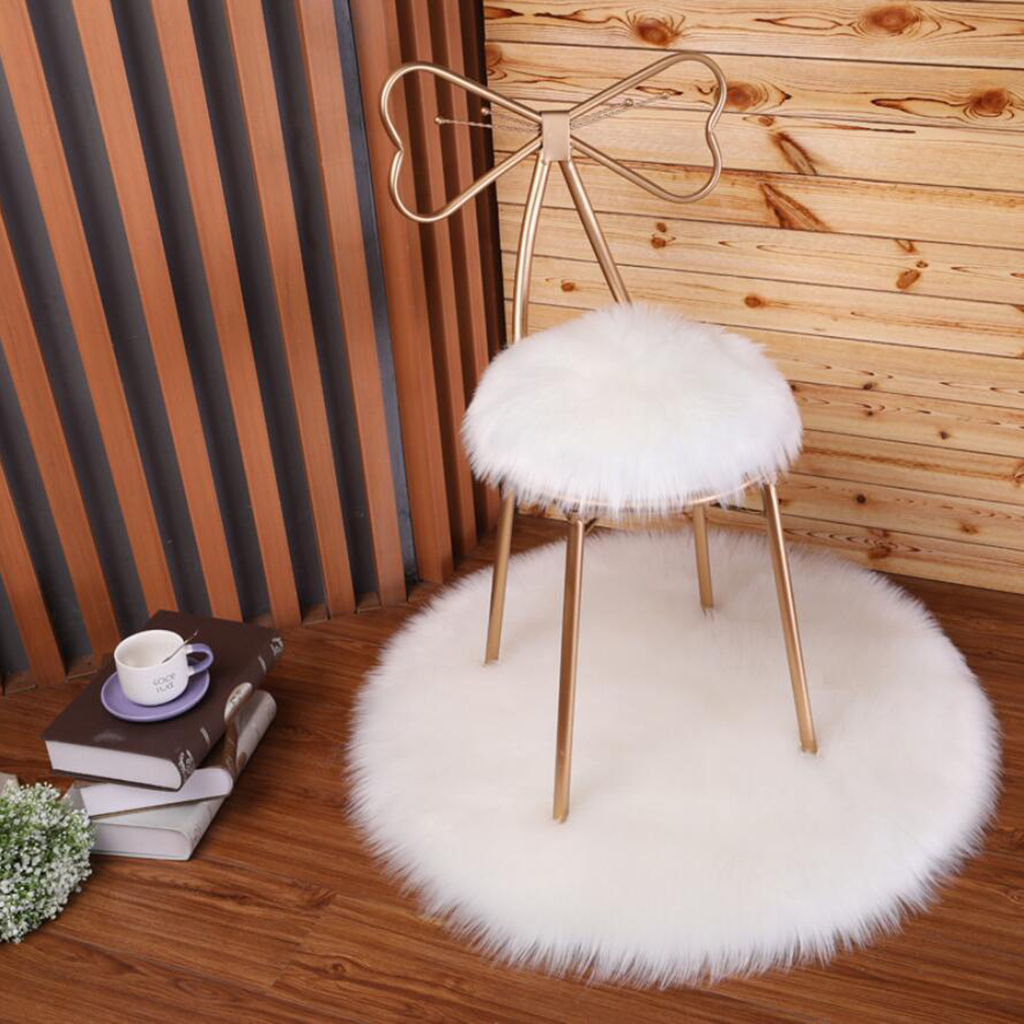 Faux Fur Sofa Seat Cushion Pad - Cow Mat Rubber ulasan dan harga