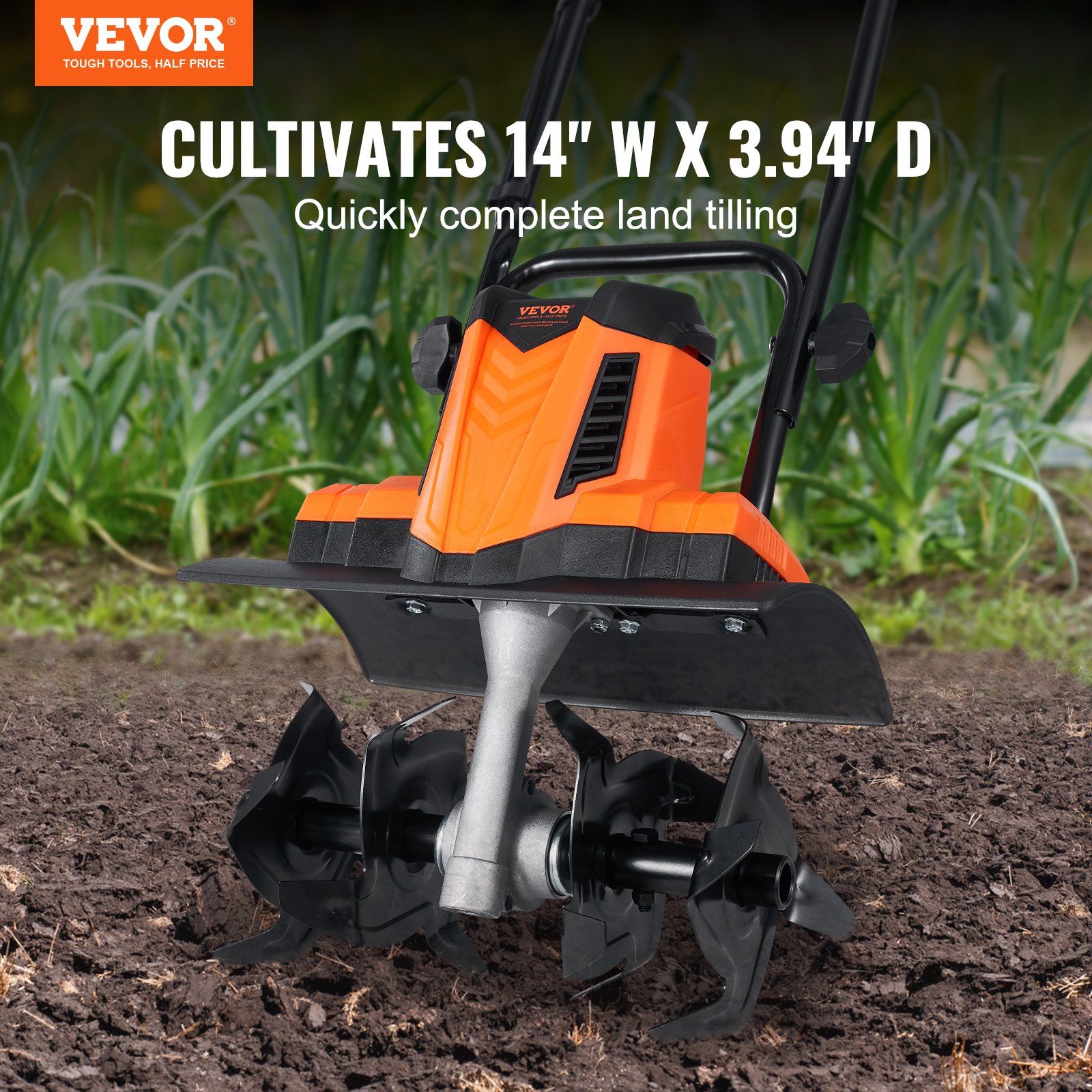 10 Amp Electric Tiller 14 Inch - Soil Tilling Cultivator ulasan dan harga