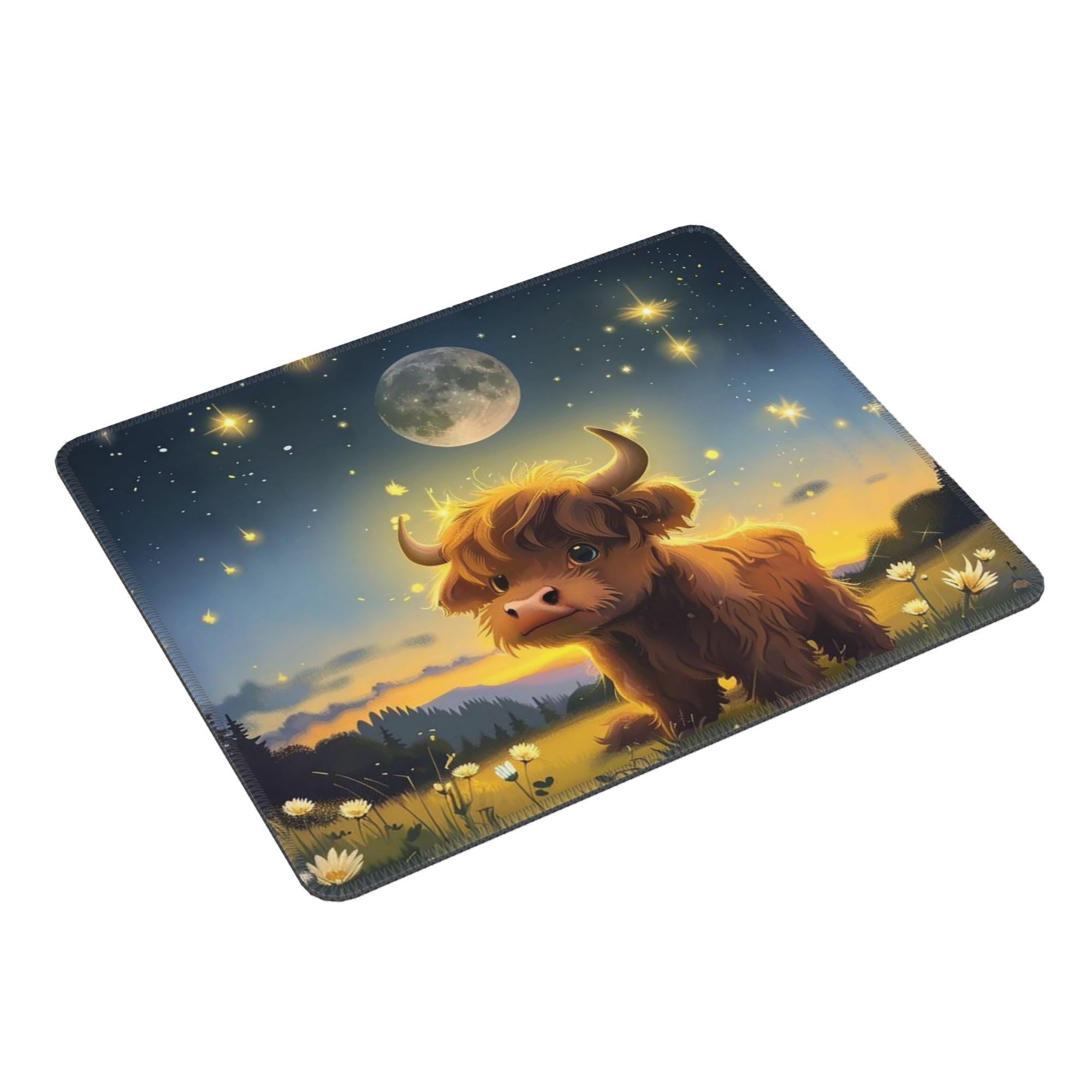 Highland Cow In Magical Forest - Cow Mat Rubber ulasan dan harga