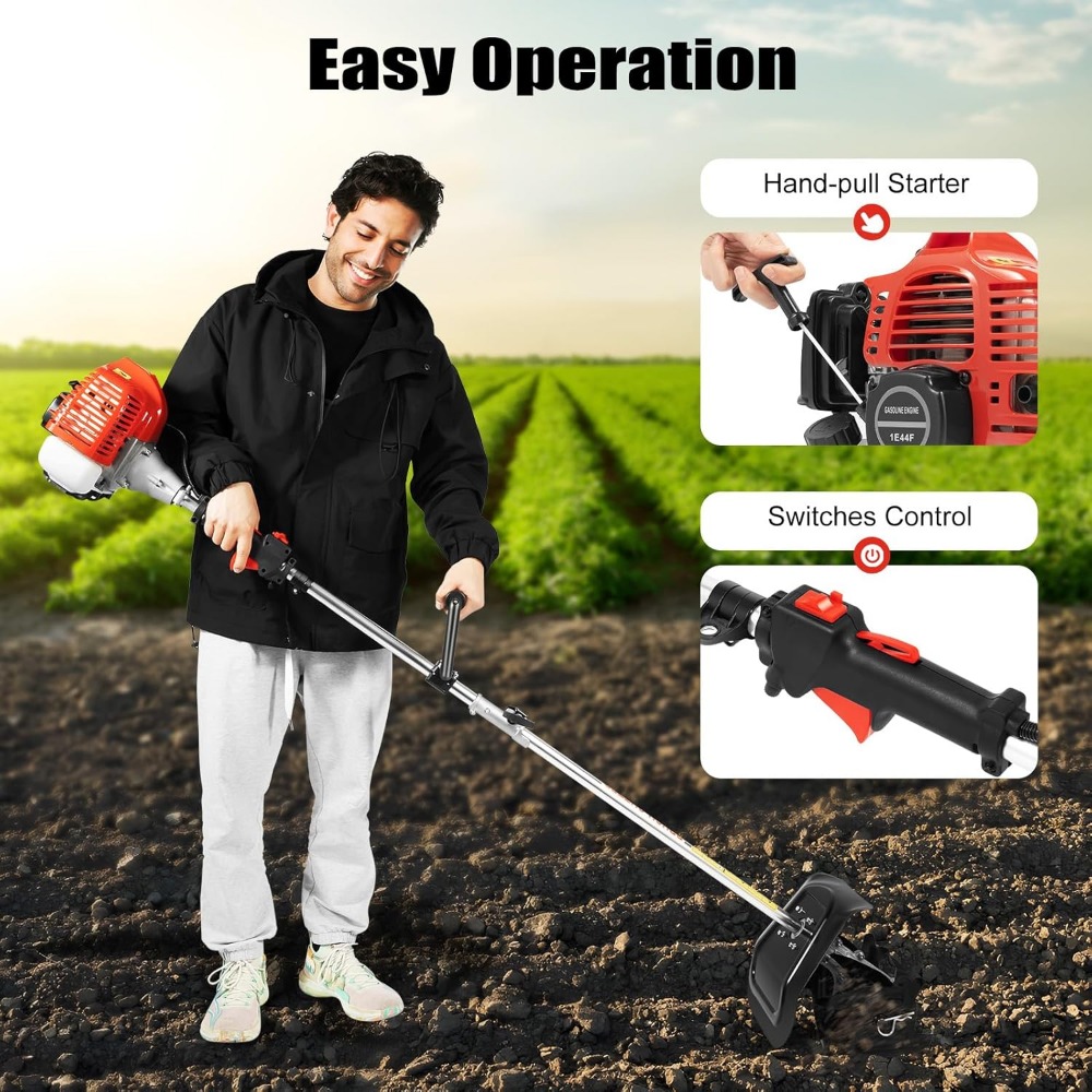 51.7CC 1.45kW Gas Powered Cult - Soil Tilling Cultivator ulasan dan harga