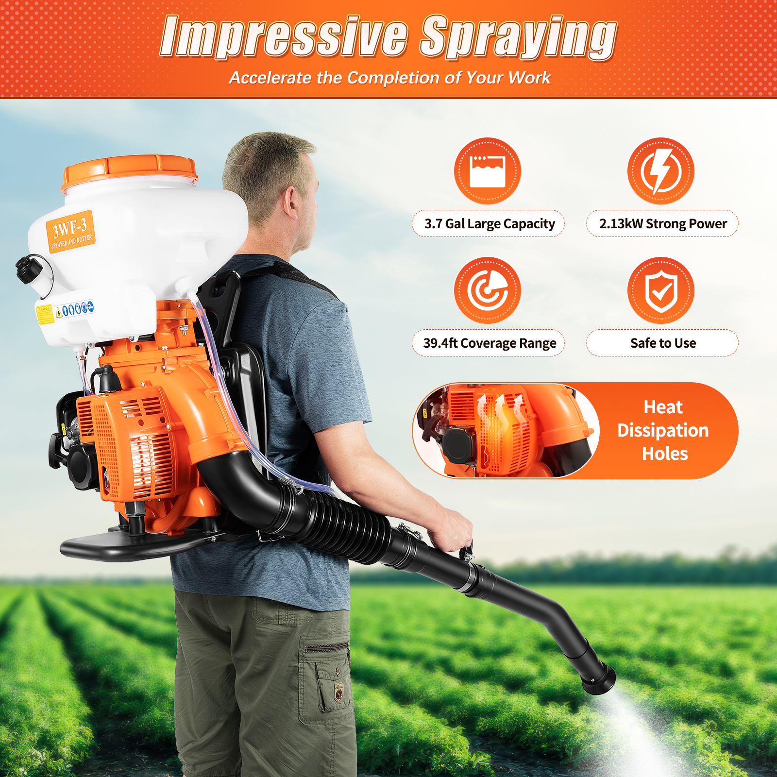 Sprayer Backpack 14L High-Pres - Agriculture.Farming Design ulasan dan harga