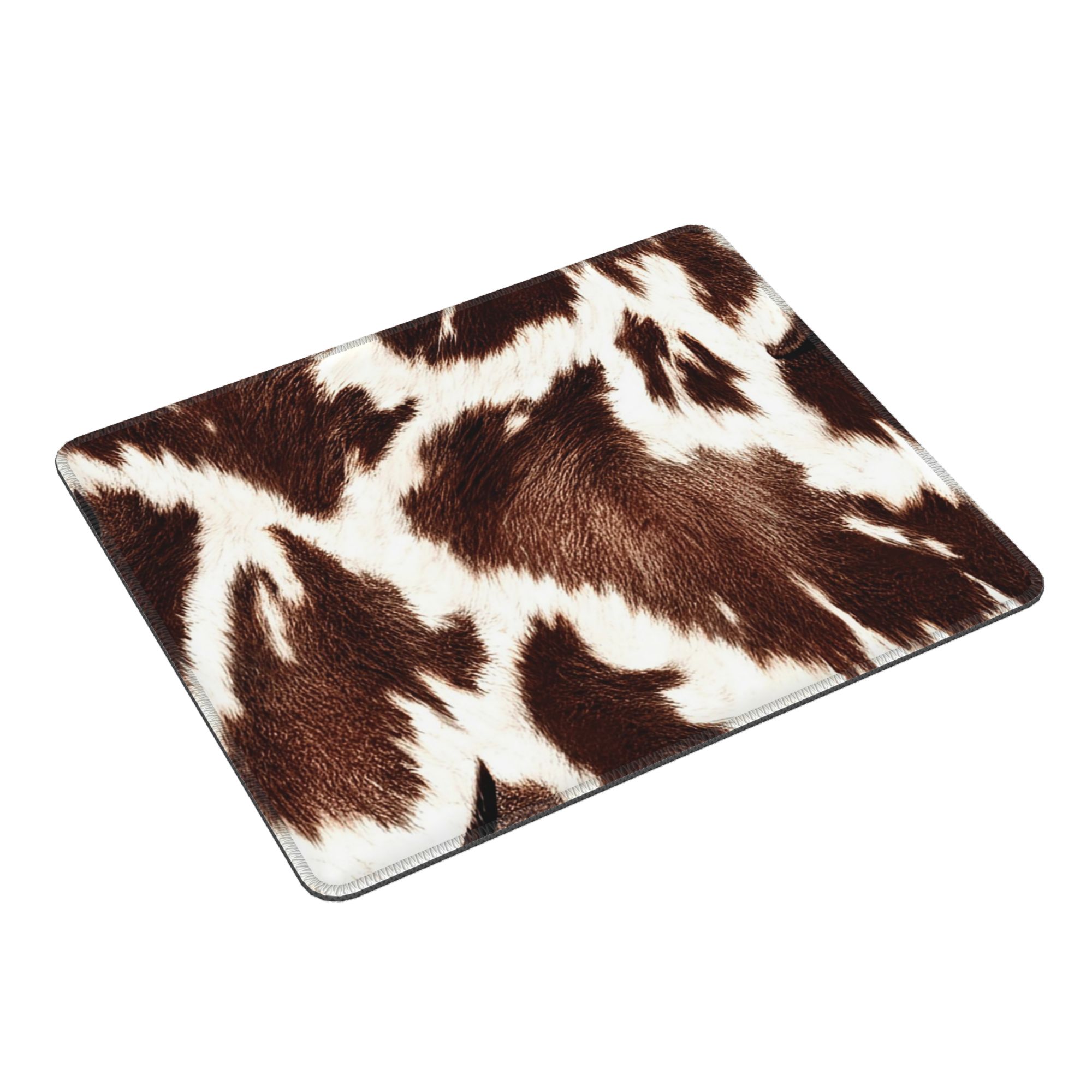Cow Skin Pattern Mouse Pad Com - Cow Mat Rubber ulasan dan harga