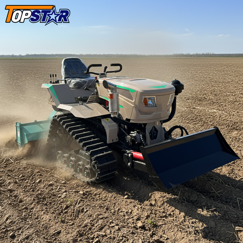 Agricultural Crawler Tractor 4 - Agriculture Farming Work ulasan dan harga