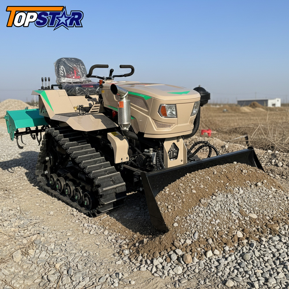 Agricultural Crawler Tractor 4 - Agriculture Farming Work ulasan dan harga