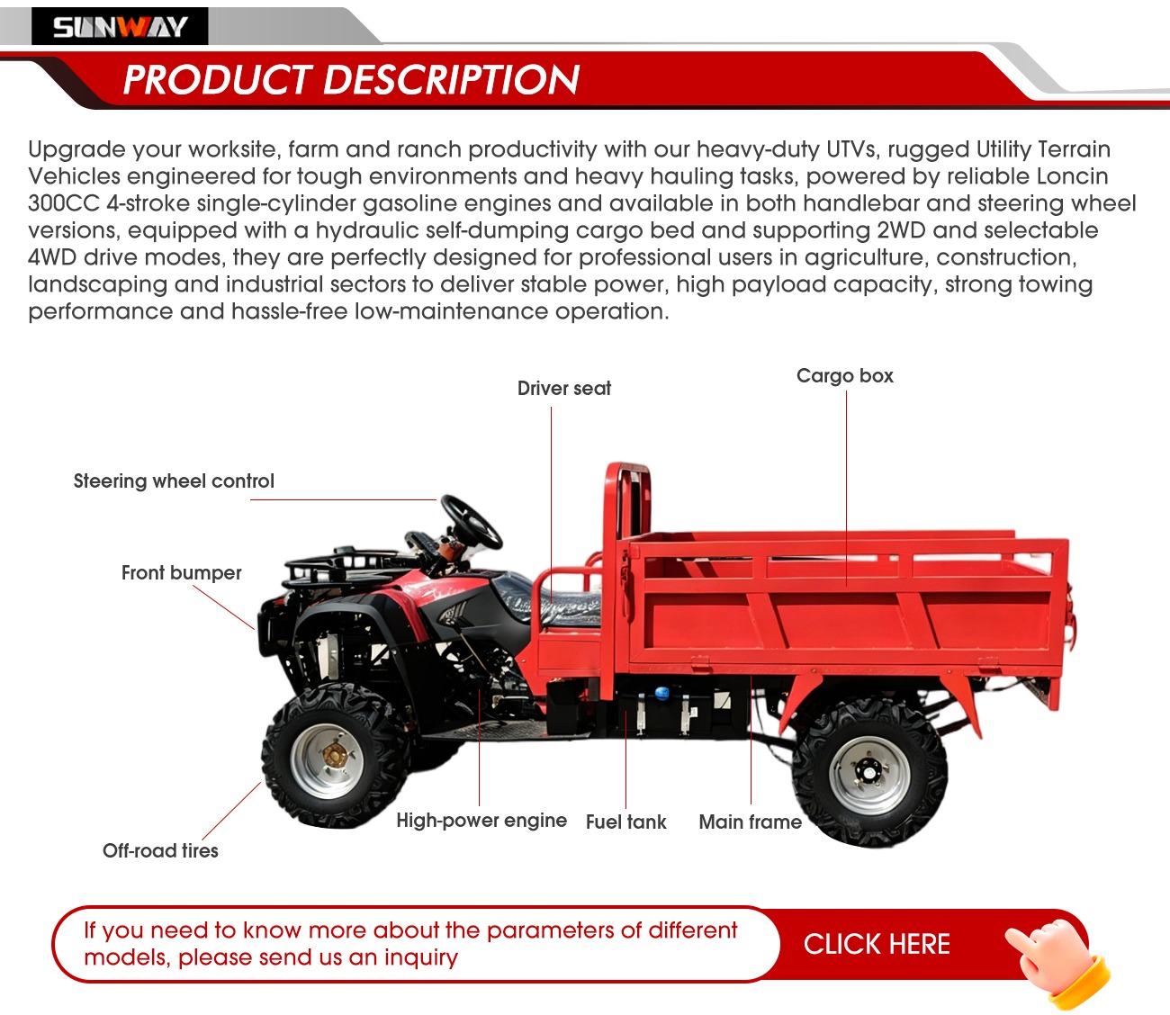 China Factory Four Wheel Drive - Agriculture Farming Work ulasan dan harga