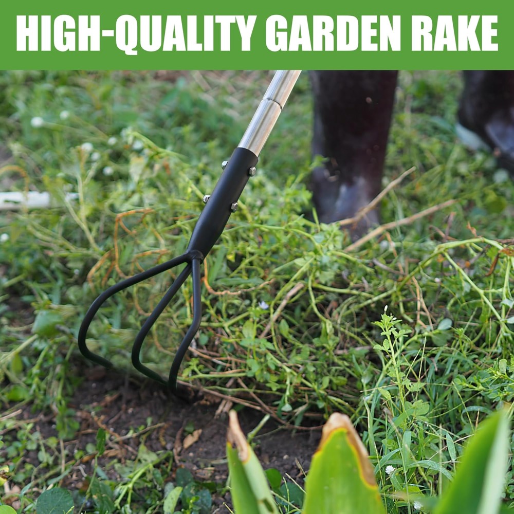 3-Tine Long Handle Tiller, Gar - Soil Tilling Cultivator ulasan dan harga